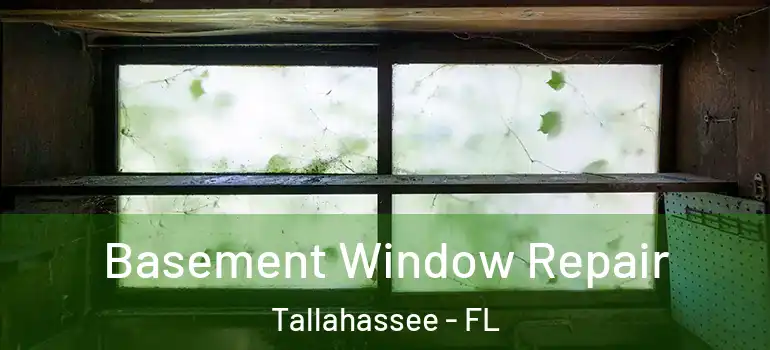 Basement Window Repair Tallahassee - FL