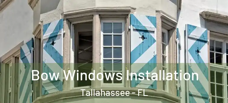 Bow Windows Installation Tallahassee - FL