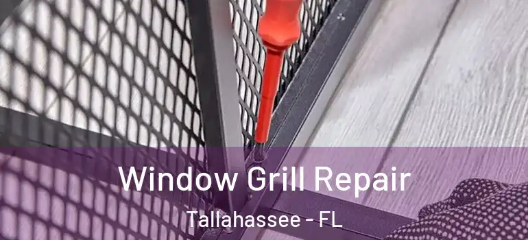 Window Grill Repair Tallahassee - FL